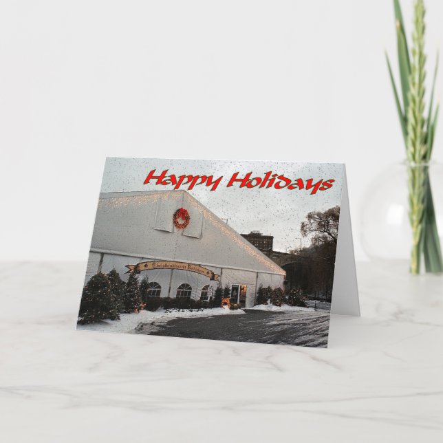Tarjeta de mercado para navidades (Anverso)