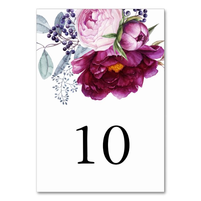 Tarjeta de mesa (Anverso)