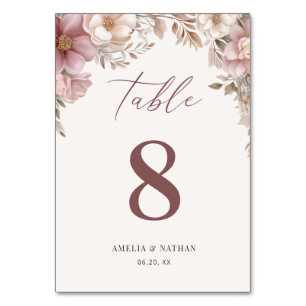 TARJETA DE MESA