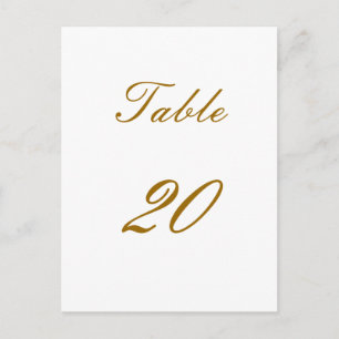 Tarjeta de mesa