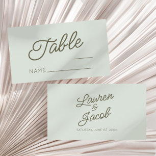 TARJETA DE MESA
