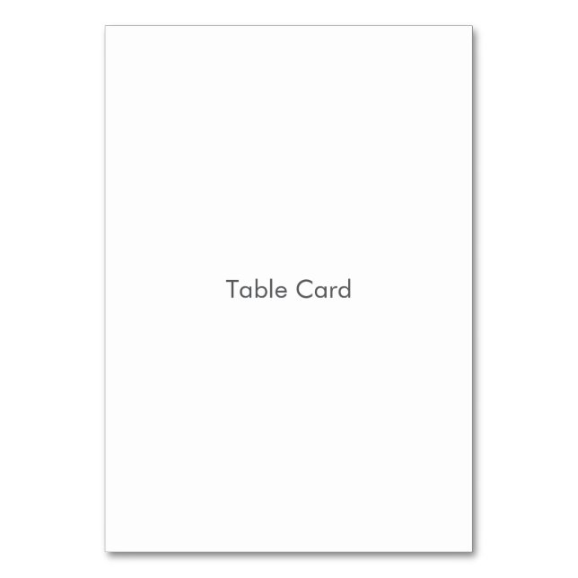 Tarjeta de Mesa (Anverso)