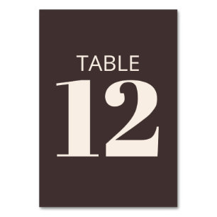 TARJETA DE MESA 