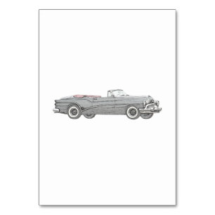 Tarjeta De Mesa 1953 Buick Skylark Coupe convertible - Negro