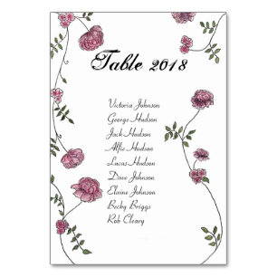 TARJETA DE MESA 2018