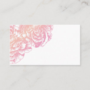 Tarjeta De Mesa 311 Le Plush Fleur Creamy Pink Place Card