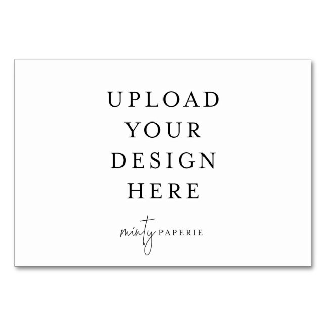 Tarjeta de mesa - 3,5" x 5" horizontal (Anverso)