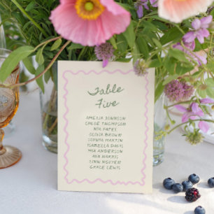 Tarjeta de Mesa 5 Amor en Flor Escritura Caprichos