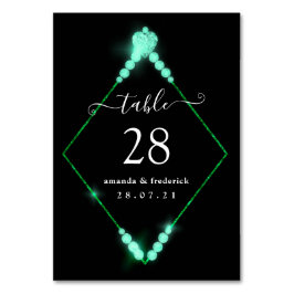 Tarjeta De Mesa 60.º aniversario de Bodas de diamantes