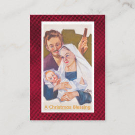 Tarjeta De Mesa A Christmas Blessing Prayer Card