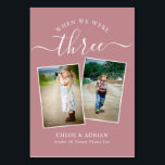 Tarjeta De Mesa A través de los años Boda de fotografía de pareja<br><div class="desc">Recuerde y diviértase con los números de la mesa de recepción de su boda. Estos sencillos y elegantes números de la mesa le dan la opción de incluir una fotografía de la novia y del novio a la misma edad que el número de la mesa, el nombre o apellidos de...</div>