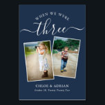 Tarjeta De Mesa A través de los años Boda de fotografía de pareja<br><div class="desc">Recuerde y diviértase con los números de la mesa de recepción de su boda. Estos sencillos y elegantes números de la mesa le dan la opción de incluir una fotografía de la novia y del novio a la misma edad que el número de la mesa, el nombre o apellidos de...</div>