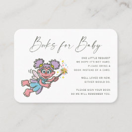 Tarjeta De Mesa Abby Cadabby Solicitud de Libro Insertar