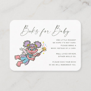 Tarjeta De Mesa Abby Cadabby Solicitud de Libro Insertar