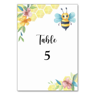 Tarjeta De Mesa Abeja