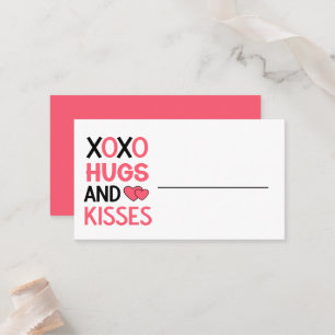 Tarjeta De Mesa Abrazos besos Boda romántico ducha de novia rosa