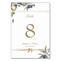 Aceitunas y lémulos con arco de oro