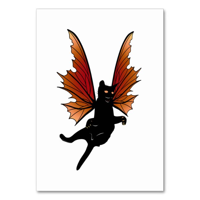 Tarjeta De Mesa Acorn de gato cósmico (Anverso)
