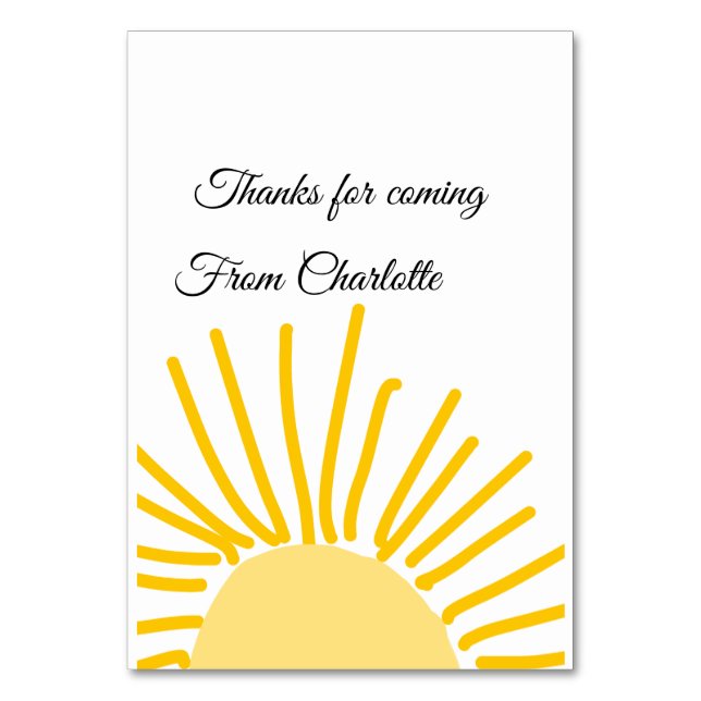 Tarjeta De Mesa agradecimiento por el siguiente comando add name t (Anverso)