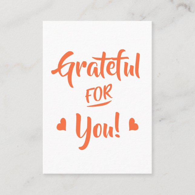 Tarjeta De Mesa Agradecimiento Por Su Cita Del Día De Gracias (Anverso)