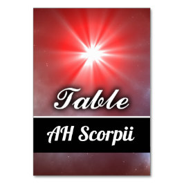 Tarjeta De Mesa AH Scorpii
