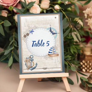 Tarjeta De Mesa Ahoy le espera una aventura náutica