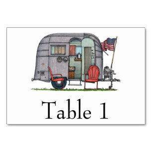 Tarjeta De Mesa Airstream