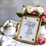 Tarjeta De Mesa Alicia vintage en el País de las Maravillas El Kna<br><div class="desc">Alicia vintage de diseño bello en carteles de números de la mesa de Wonderland. Perfecto para un evento temático de Alice in Wonderland. Hemos restaurado meticulosamente el ilustracion de personajes de la icónica Alicia en el País de las Maravillas, con dibujos a mano, llevándolos a la vida con hermosos tonos...</div>