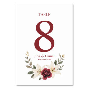 Tarjeta De Mesa Amor Eterno