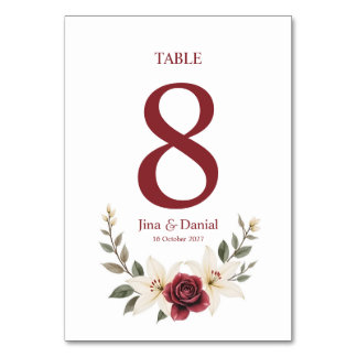 Tarjeta De Mesa Amor eterno