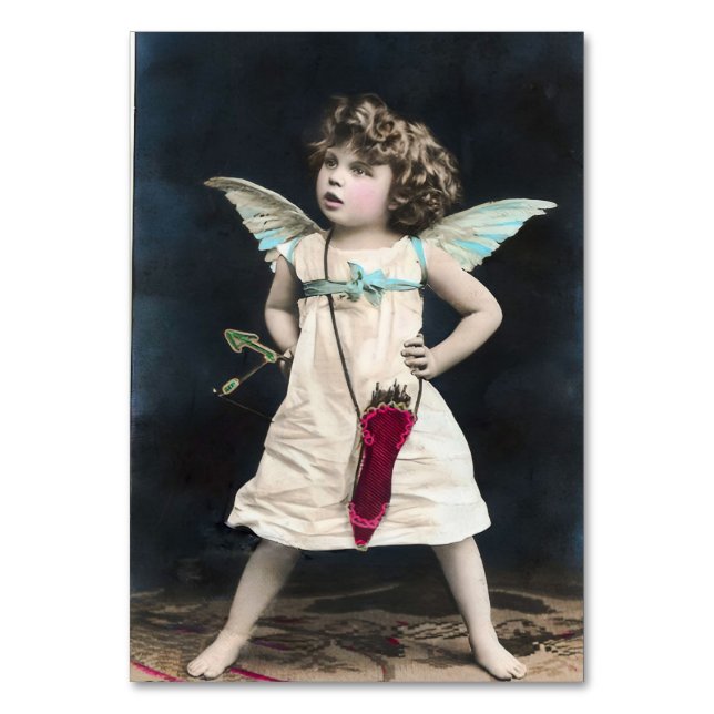 Tarjeta De Mesa Angry Cupid (Anverso)