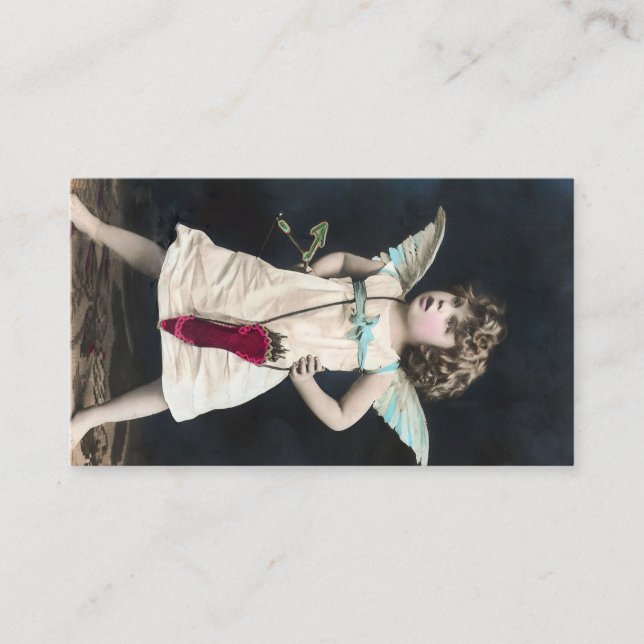 Tarjeta De Mesa Angry Cupid (Anverso)