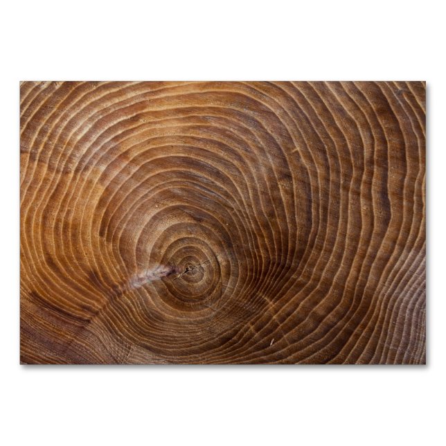 Tarjeta De Mesa Anillos de árbol (Anverso)