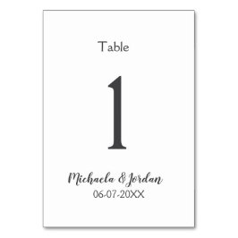 Tarjeta De Mesa aniversario de cumpleaños del organigrama del boda