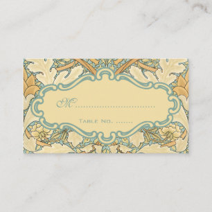 Tarjeta De Mesa Antiguo Floral St. James de William Morris Victori