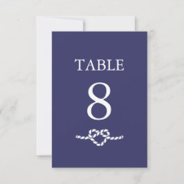 Tarjeta de mesa | Anudando El Nudo