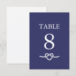 Tarjeta de mesa | Anudando El Nudo