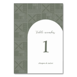 Tarjeta De Mesa Apia Boda