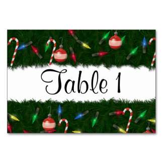 Tarjeta De Mesa Árbol de Navidad