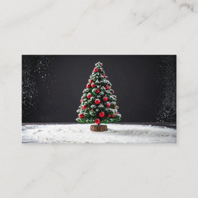 Tarjeta De Mesa árbol de navidad (Anverso)