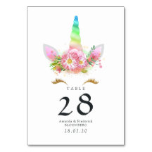 Arcoiris rosa floral Unicornio Baby Shower