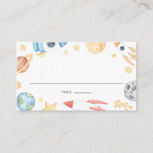 Tarjeta De Mesa Área acuática Tema Cumpleaños y Baby Shower