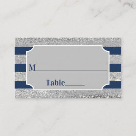 Tarjeta De Mesa Armada, franjas grises bar Mitzvah