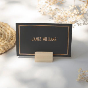 Tarjeta De Mesa Art Deco Negro Gran Gatsby Place Setting Cards