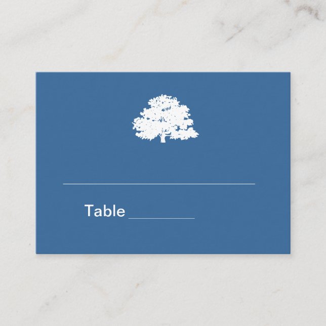 Tarjeta de mesa Ashton No en orden numérico (Anverso)