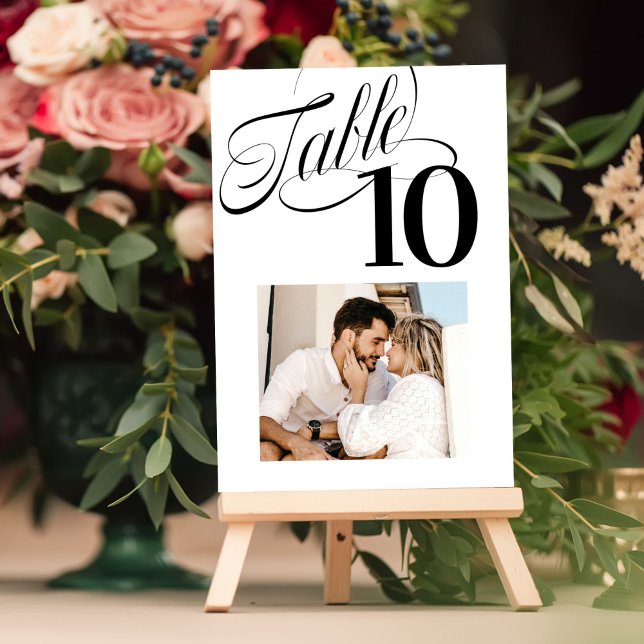 Tarjeta De Mesa Así que Fancy Table Number Photo (Subido por el creador)