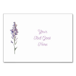 Tarjeta De Mesa Asignación de asientos floral delicada 