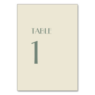 Tarjeta De Mesa Autumn Boho Deco Rótulo de números de tabla de c