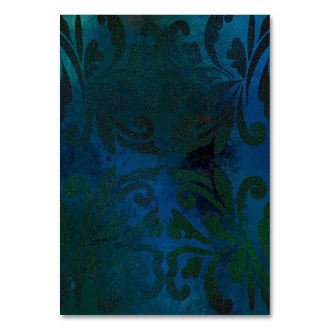 Tarjeta De Mesa azul (Reverso)