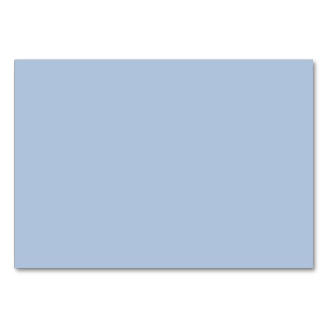 Tarjeta De Mesa azul de acero claro (Anverso)